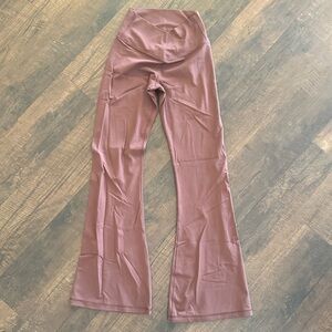 CRZ Yoga Chocolate Brown Flare Pant - Size Small